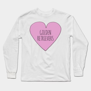 Love Golden Retriever Long Sleeve T-Shirt